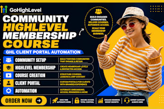 gohighlevel community highlevel membership course ghl client portal automation