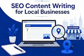 l write SEO content for local business websites