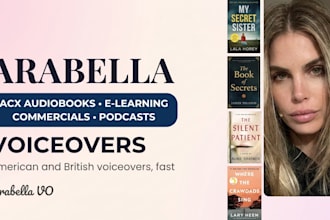 narrate your audiobook with american or british accent and nsfw voiceover, asmr
