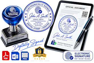 do electronic signature digital stamp