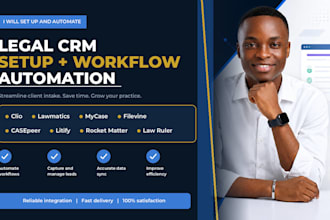 setup and automate clio lawmatics mycase filevine legal CRM