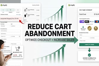 optimize shopify checkout process to reduce cart abandonment and increase sales