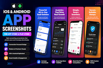 ios and android app screenshots for app store and play store