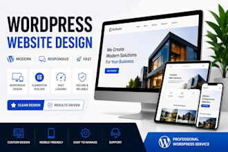 design a wordpress landing page