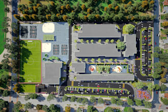 create 3d landscape site plan