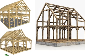 do wooden structure, deck design, mitek roof truss, stable and timber framing
