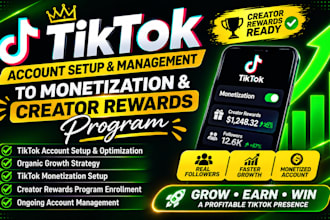 create tiktok, tiktok monetization organically creator reward program