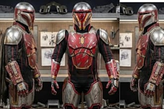 cosplay creation weapon pepakura eva foam 3d printable stl file armor 3d props
