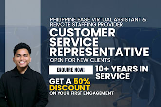 a customer service representative