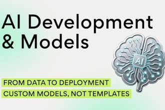 build custom ai models and data pipelines