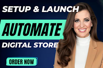 setup stan store, beacons ai, etsy, and digital product automation