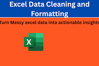 clean, format, merge, split excel data
