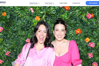 design squarespace photo booth website 360 photo booth event rental website