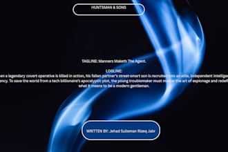 write a professional TV series pitch deck and show overview
