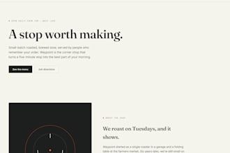 create responsive wordpress website design or a blog