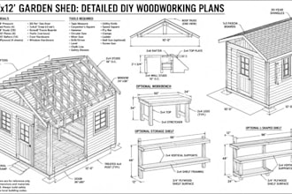 create custom woodworking plans furniture plans cut list diy projects