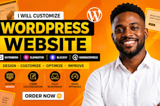 customise gutenberg elementor generatepress  blocksy on wordpress website