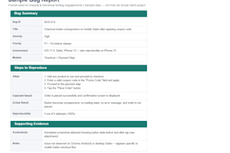 do manual functional testing for your ecommerce web app