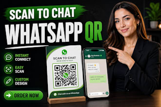 create a custom whatsapp qr code for your business