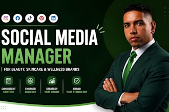 be your social media manager for beauty, skincare, salon and spa