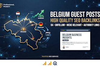 build high quality belgium guest post for website SEO ranking