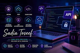 develop a secure aspnet core web API and rest API