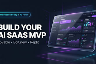 build ai mobile apps, lovable dev saas mvp ai webapp with bolt replit