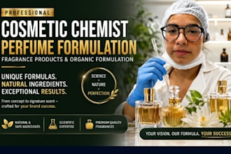 cosmetic chemist perfume formulation fragrance products and organic formulation