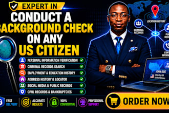 conduct a background check on any US citizen