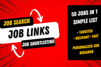 find and shortlist suitable jobs for you