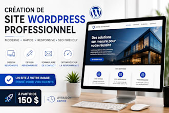 create a professional wordpress website for your business