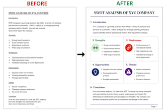 professionally format your word document