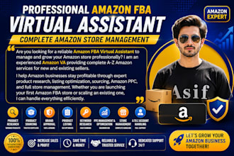 be your amazon fba wholesale virtual assistant  and amazon account manager