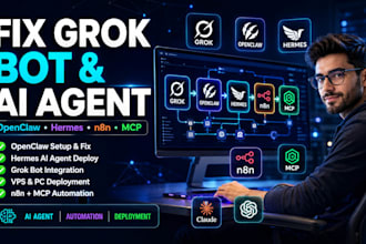 fix setup deploy grok bot openclaw hermes agent ai system vps pc n8n mcp