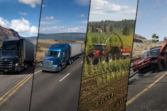 create ets2 ats fs22 and beamng custom trucks trailers maps skins