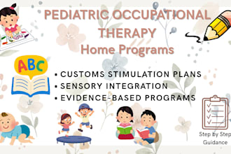 create custom occupational therapy home program