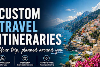create a personalized travel itinerary for your perfect trip
