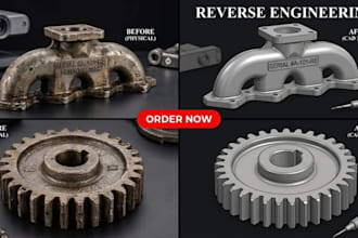do reverse engineering part with precision 3d laser scanning for manufacturing