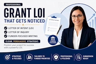 write a compelling grant letter of intent loi or letter of inquiry