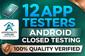 12 testers closed testing app testing google play console