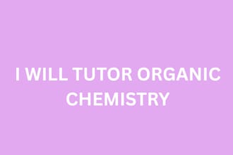 teach and tutor you in organic chemistry
