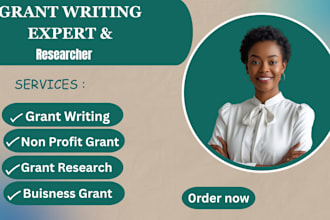 research grants, write proposals, and assist with applications