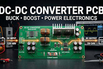 design dc dc converter pcb, power electronics and switching power supply