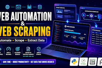 develop python automation bot using selenium