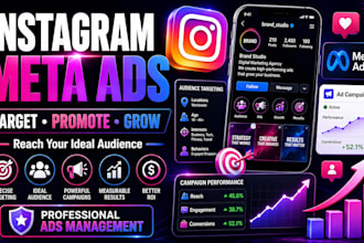 grow organic instagram followers for your page using real instagram ads,meta ads