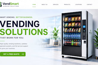 build wix vending machine website vending machine rental b2b vending website