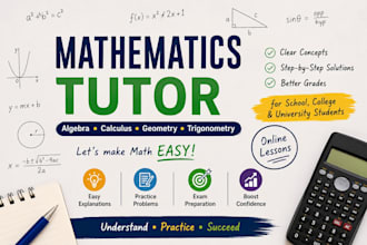 teach mathematics with easy and step by step explanations