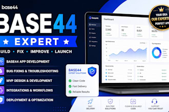 base44 expert base44 bug fixing base44 app development base44 mvp design base44