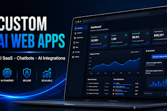 build your custom ai web app or saas