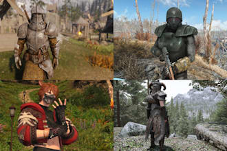 create weapons, armor for skyrim se ae mods or fallout 4, ffxiv mod